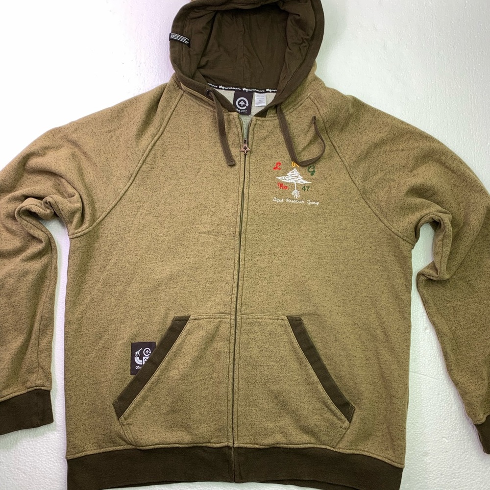 Lng Clothing Full Zipped Hoodie Sweatshirt  Sz XL